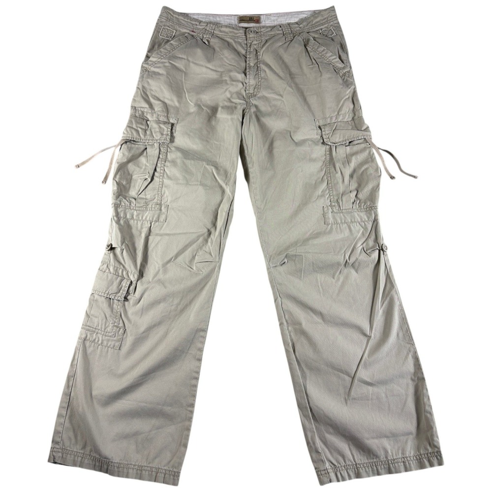 BKE Cabot Cargo Pants Mens 36 Khaki Tan Vintage Y2K Relaxed Workwear Grunge